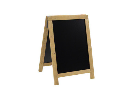 Securit Panneau trottoir NATURE, avec tableau noir