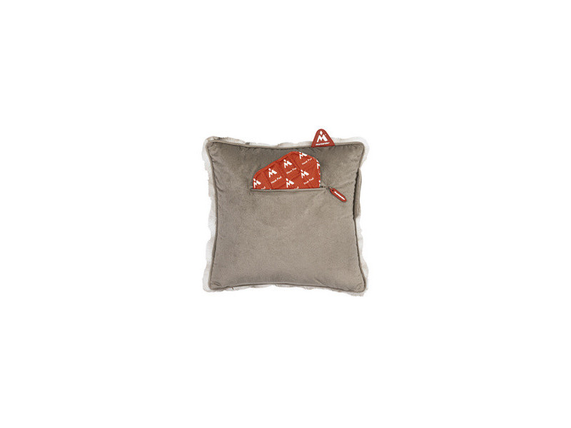 Montandor Coussin chauffant avec Heat Pad, peluche, gris