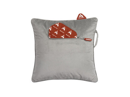 Montandor Coussin chauffant avec Heat Pad, velours, marron