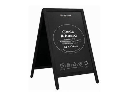 EUROPEL Panneau trottoir, 660 x 1.040 mm, noir