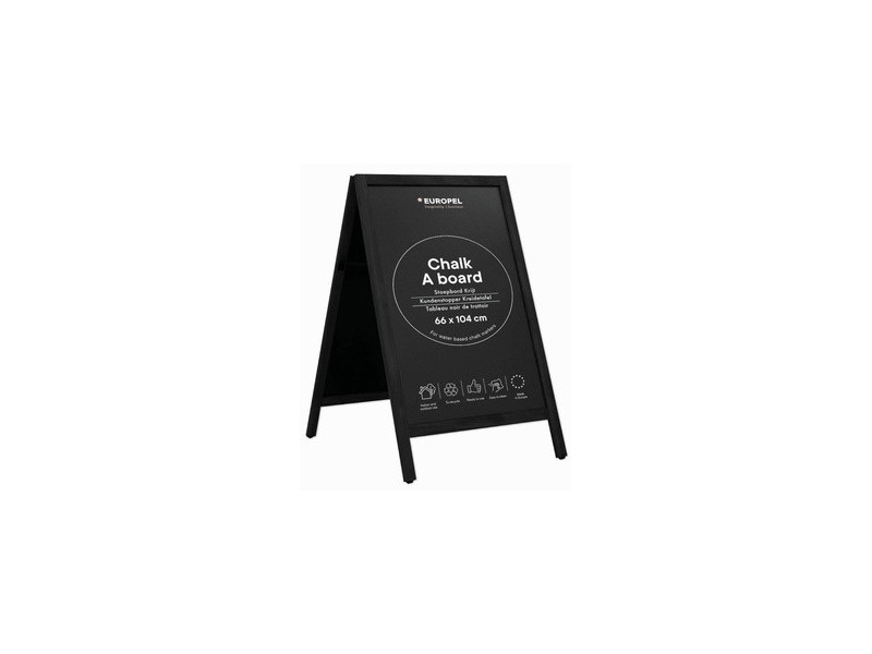 EUROPEL Panneau trottoir, 660 x 1.040 mm, noir