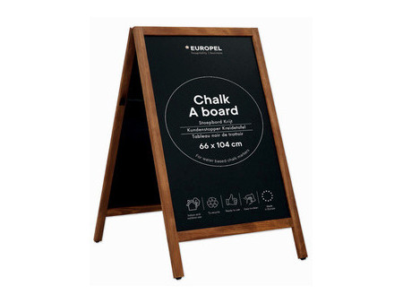 EUROPEL Panneau trottoir, 660 x 1.040 mm, noir