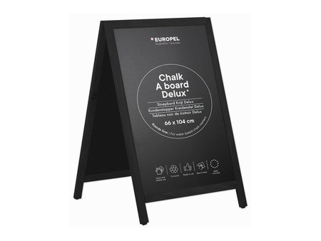 EUROPEL Panneau trottoir DELUXE, 660 x 1.040 mm, noir