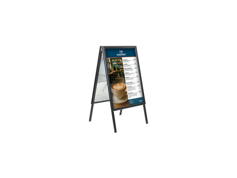 EUROPEL Panneau trottoir ECONOMY OUTDOOR, A1, noir