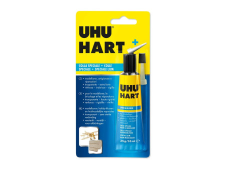 UHU colle spéciale hart, contient du solvant, tube de 35 g