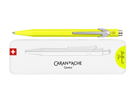 CARAN D'ACHE Stylo à bille 849 POPLINE FLUO, vert