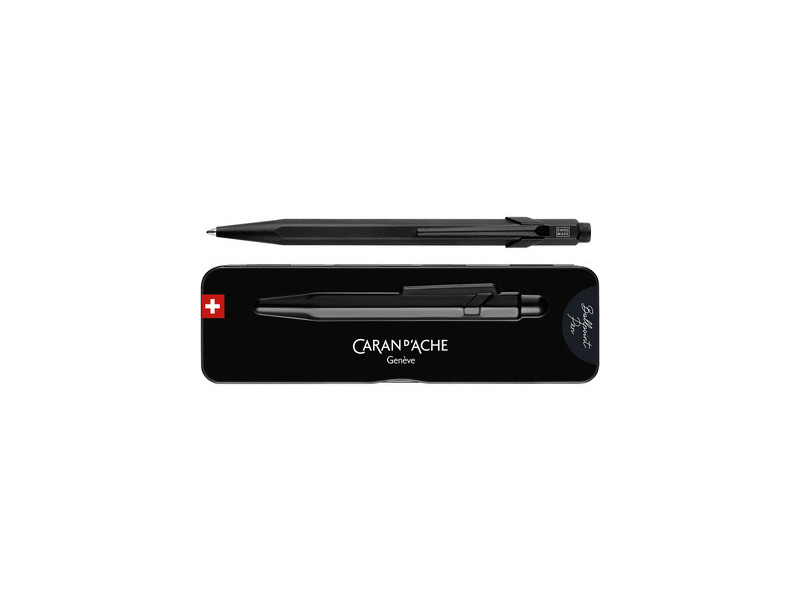CARAN D'ACHE Stylo à bille 849 BLACK CODE, noir