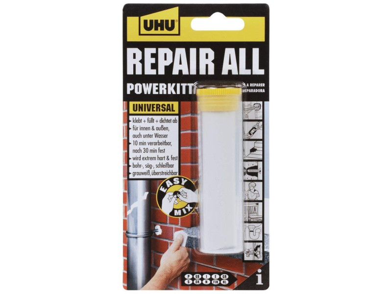 UHU pâte à modeler 2 composants repair all powerkit