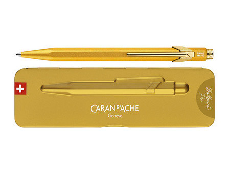 CARAN D'ACHE Stylo à bille 849 Brut Rosé, or rose
