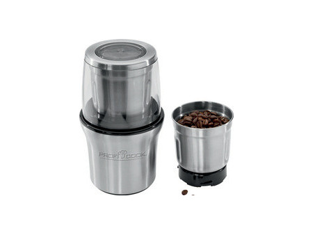 PROFI COOK Moulin à café PC-KSW 1021, argent