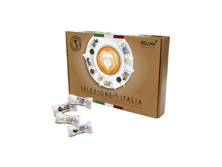 HELLMA Boîte Italian Selection, contenu: 200 pièces, carton