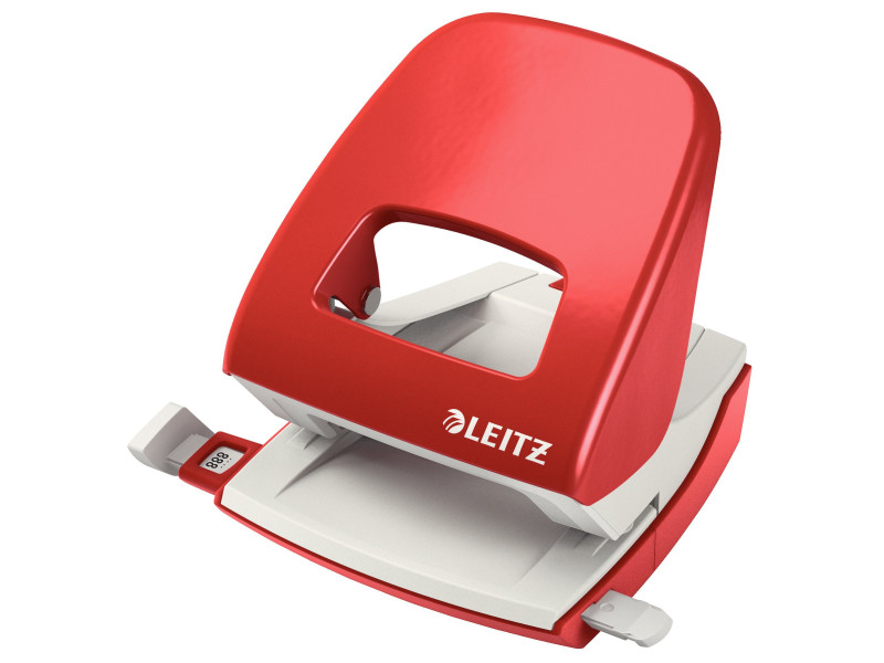 LEITZ Perforateur Nexxt 5008, capacité: 30 feuilles, rouge