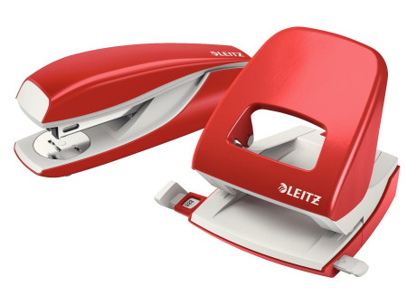 LEITZ Perforateur Nexxt 5008, capacité: 30 feuilles, rouge