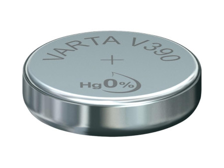 VARTA Pile oxyde argent pour montres, V390 (SR54), 1,55 V