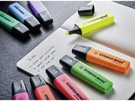 STABILO Surligneur 'BOSS ORIGINAL', étui en PET de 6