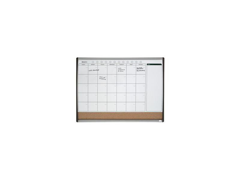nobo Tableau combiné à grille de calendrier, (l)585x(H)430mm