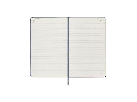 MOLESKINE Agenda 2026, journalier, L/A5, rigide, bleu