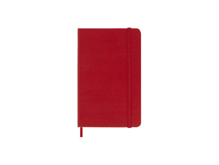 MOLESKINE Agenda 2026, journalier, L/A5, rigide, rouge