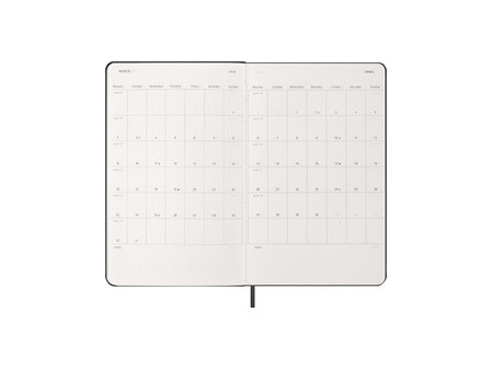 MOLESKINE Agenda 2026, journalier, L/A5, rigide, rouge