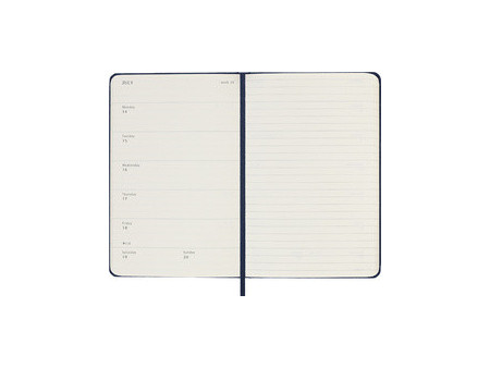MOLESKINE Agenda 2026, semainier, L/A5, rigide, vert