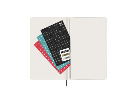 MOLESKINE Agenda 2026, journalier, L/A5, souple, rouge