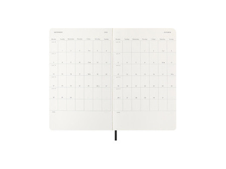 MOLESKINE Agenda 2026, journalier, L/A5, souple, rouge