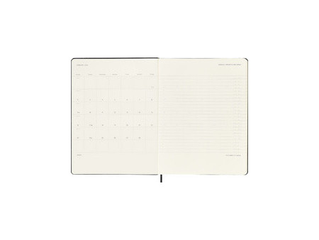 MOLESKINE Agenda Pro 2026, L/A5, couverture rigide, noir