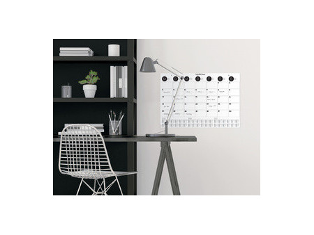 sigel Sous-main bloc papier / Calendrier mural, noir-blanc