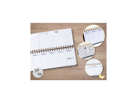 sigel Calendrier de table Jolie 'Apricot Inspiration'
