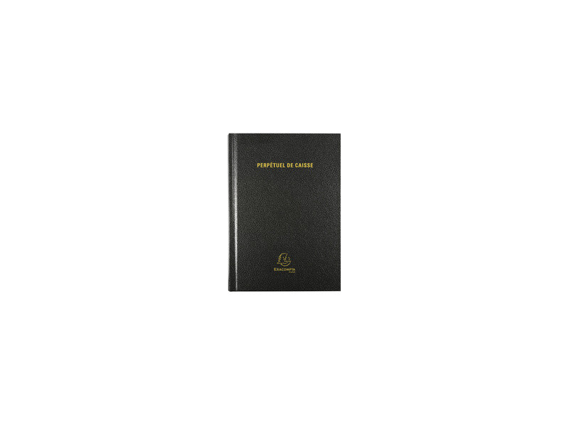EXACOMPTA Agenda Perpétuel Caisse 210 x 148 mm, noir