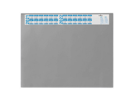 DURABLE sous-main avec calendrier annuel, gris