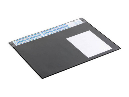 DURABLE Sous-main avec calendrier annuel, bleu foncé