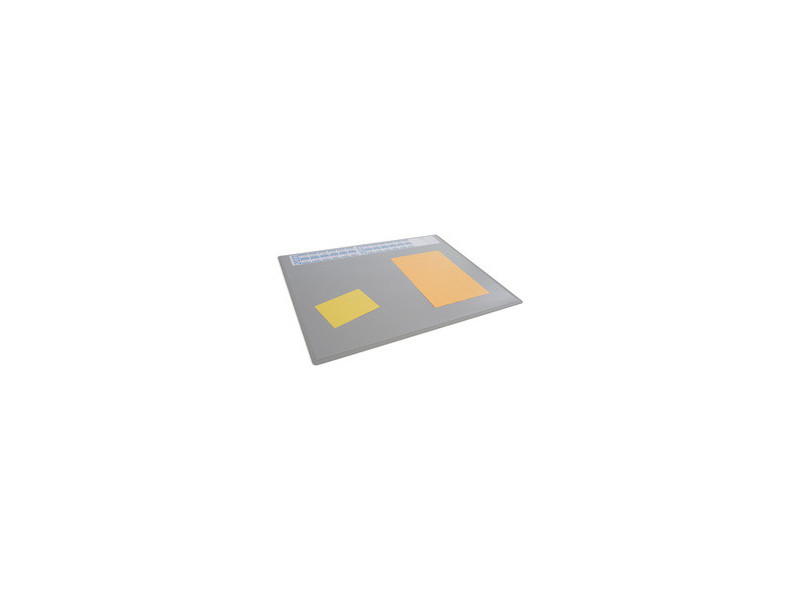 DURABLE Sous-main avec calendrier, PP, bleu foncé