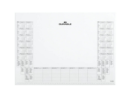 DURABLE Sous-main avec bloc de calendrier, noir