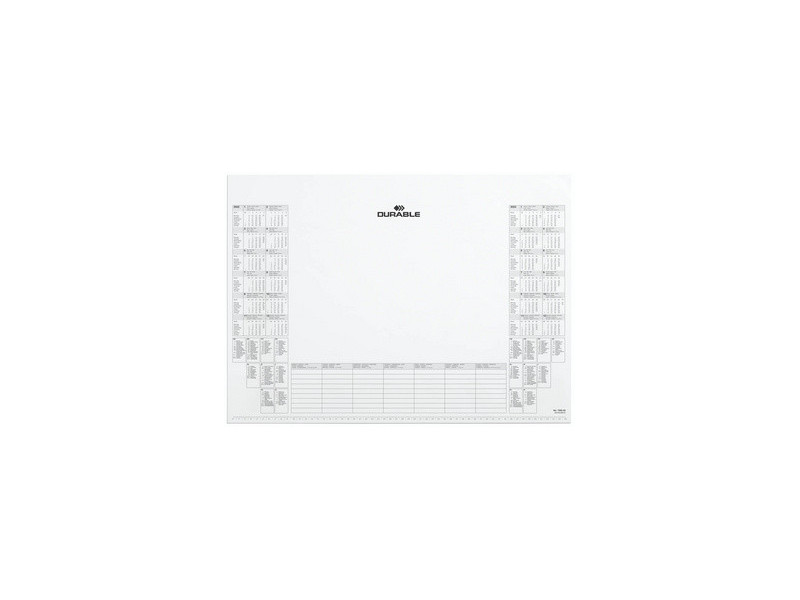 DURABLE Sous-main avec bloc de calendrier, noir