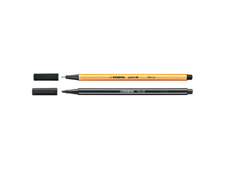 STABILO Stylo feutre Pen 68, largeur de tracé: 1,0 mm, noir