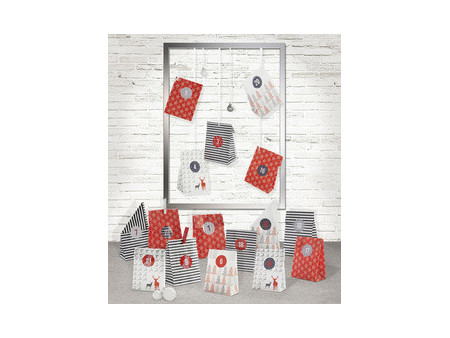 folia Calendrier de l'Avent 'STYLE', 24 sachets en papier