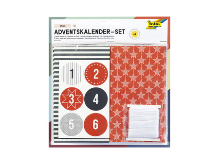 folia Calendrier de l'Avent 'STYLE', 24 sachets en papier