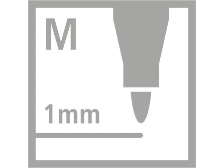 STABILO Stylo feutre Pen 68, largeur de tracé: 1,0 mm, noir
