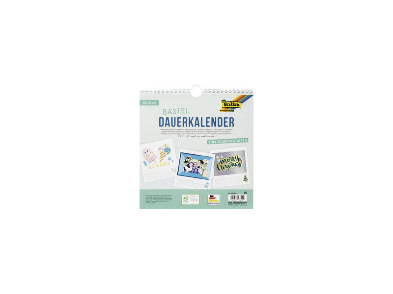 folia Calendrier mural créatif, 230 x 240 mm, noir