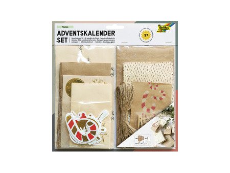 folia Kit pour calendrier de l'Avent FALALA, 97 pièces