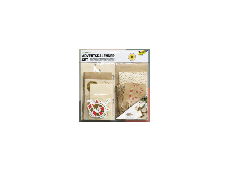 folia Kit pour calendrier de l'Avent FALALA, 97 pièces