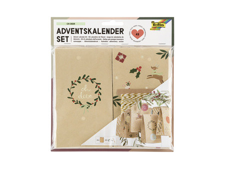 folia Calendrier de l'Avent 24 sachet de l'Avent OH DEER