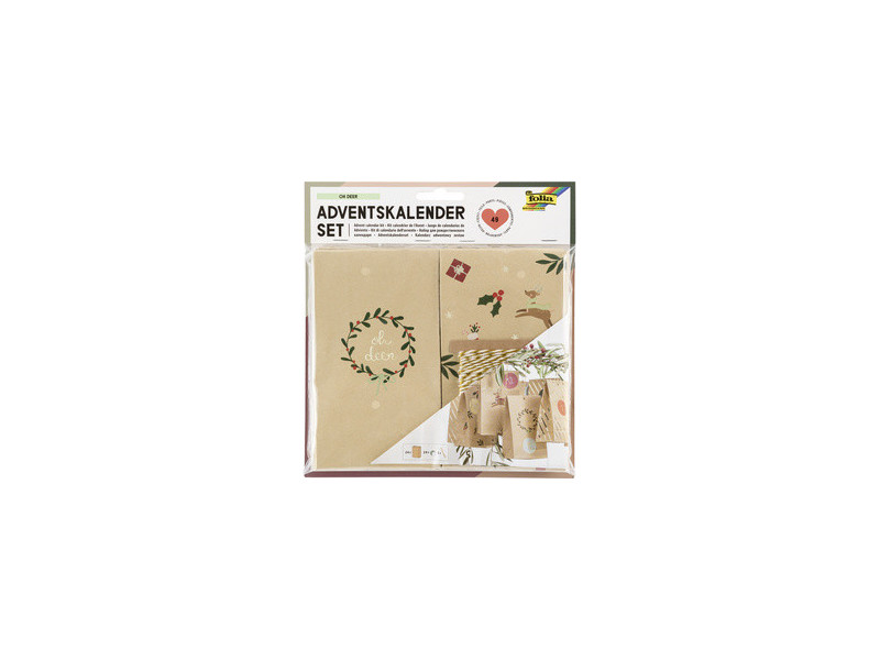 folia Calendrier de l'Avent 24 sachet de l'Avent OH DEER