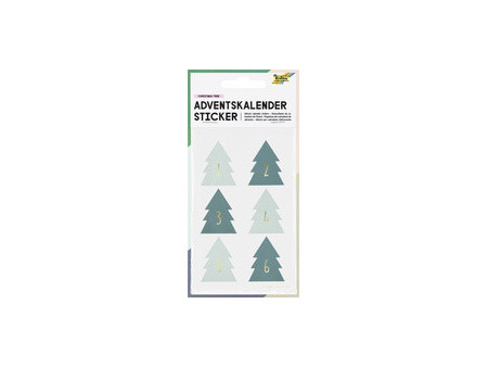 folia Stickers calendrier de l'Avent 'SPARKS IRIDESCENT'