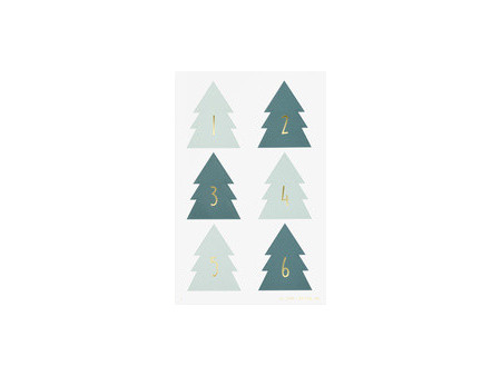 folia Stickers pour calendrier de l'Avent 'JOLLY MIX'