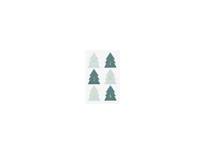 folia Stickers pour calendrier de l'Avent 'JOLLY MIX'