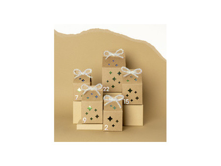 folia Stickers pour calendrier de l'Avent 'NUMBERS GOLD'
