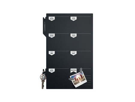 Securit Ardoise murale SILHOUETTE 'Calendrier hebdomadaire'