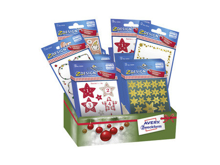 AVERY Zweckform ZDesign Sticker Noël 'Calendrier de l'Avent'